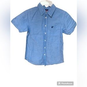 Wrangler button up shirt boys Sz M (8)